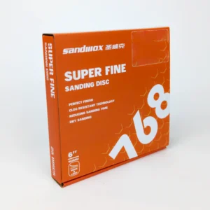 768 Orange Super Fine Line 6 Inch Disc Hook and Loop (Velcro)