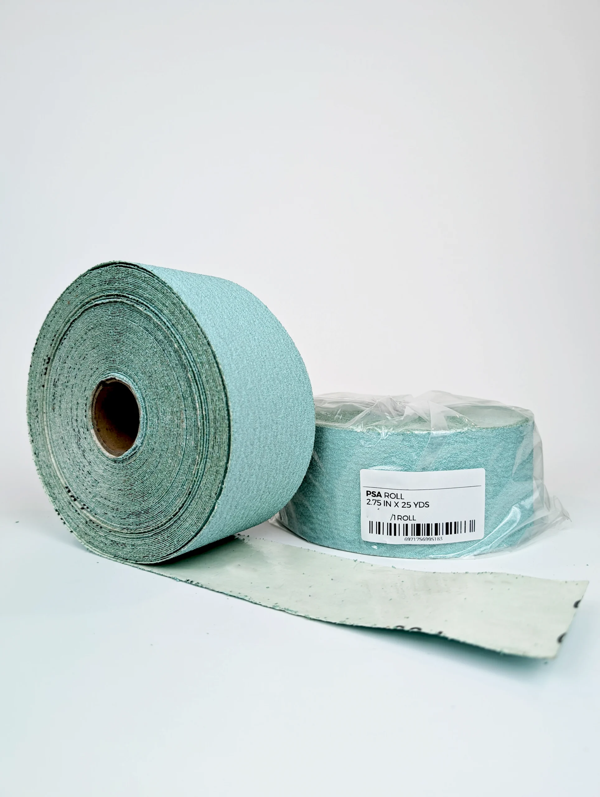 136 Green Aluminum Oxide Continuous Roll PSA (Stick-On)