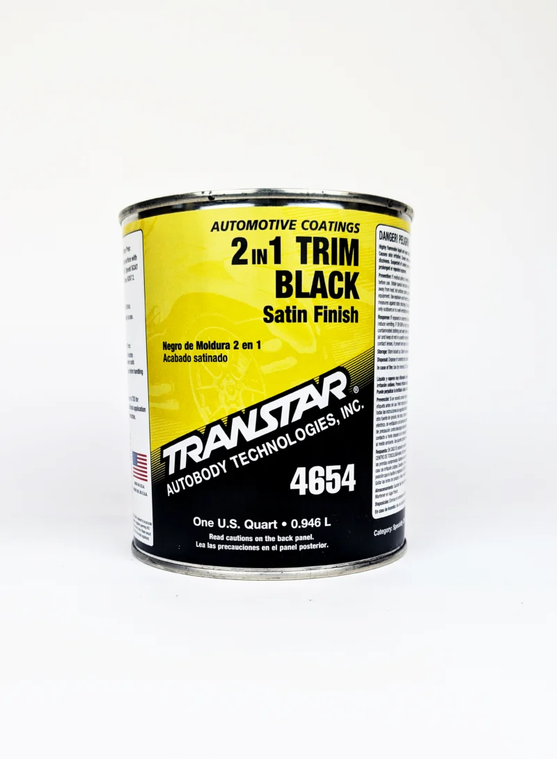Transtar 2 in 1 Trim Black Paint Quart